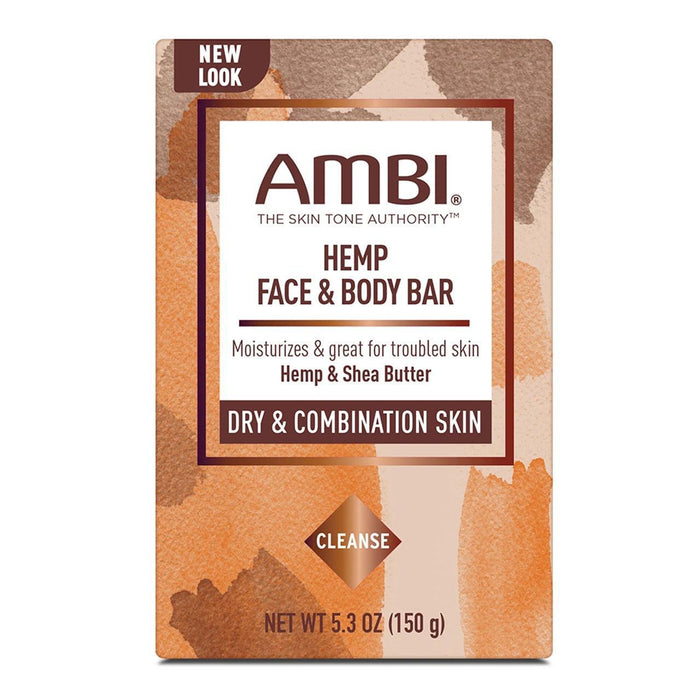 AMBI Face and Body Bar 5.3oz - Hemp and Shea Butter