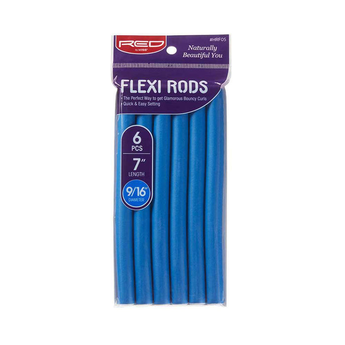 RED by Kiss Flexi Rod 7" Length 6pcs - 9/16" Diameter