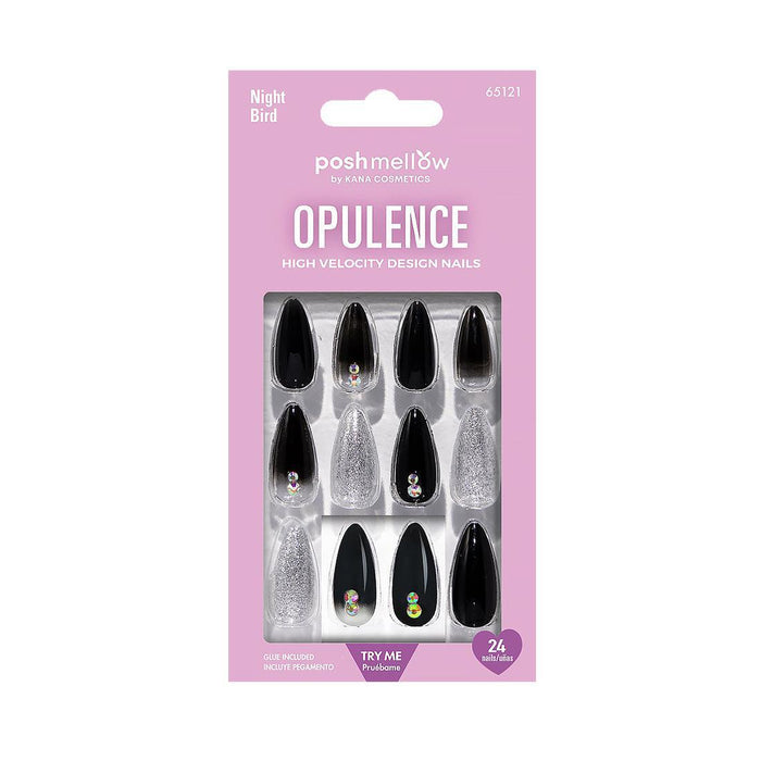 Poshmellow Press-On Nails - Night Bird