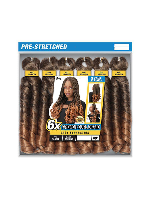 Zury 6x French Curl Braid