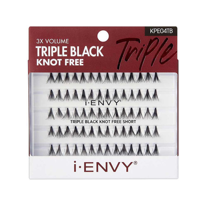 i-ENVY by KISS Triple Black Knot Free Individual Lashes - Short