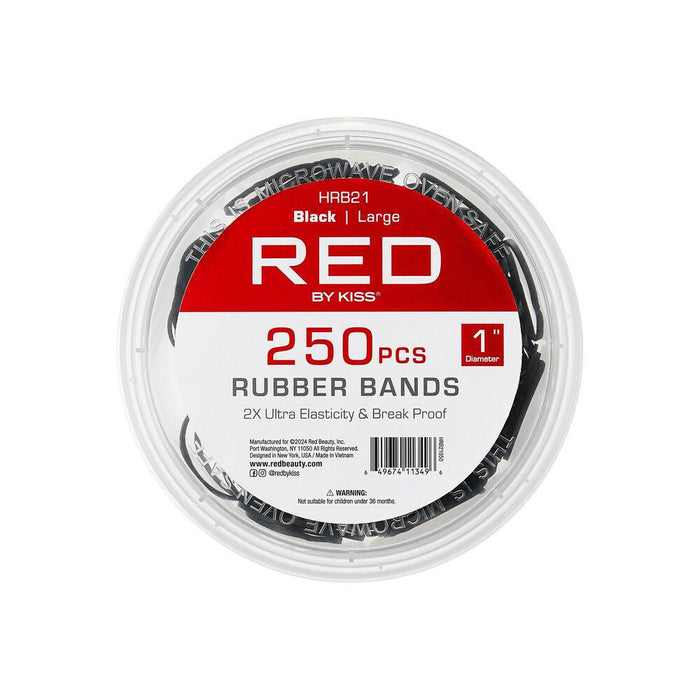 RED by KISS Rubber Band Large - 250pcs