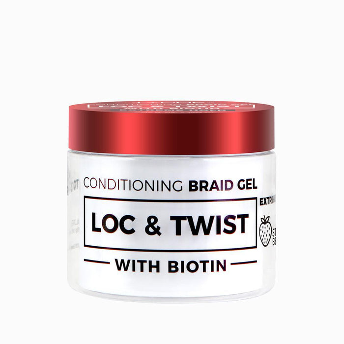 Tyche Loc & Twist Braid Gel 10.14oz - Strawberry