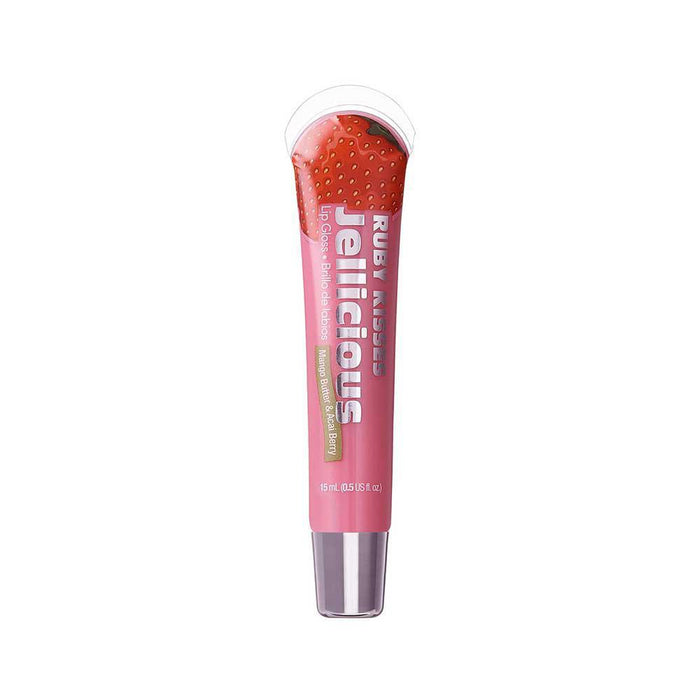 Ruby Kisses Jellicious Lip Gloss - Crushed Strawberries