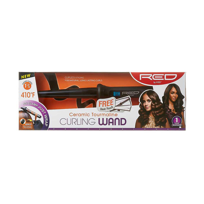 RED by KISS Ceramic Tourmaline Curling Wand - 1"