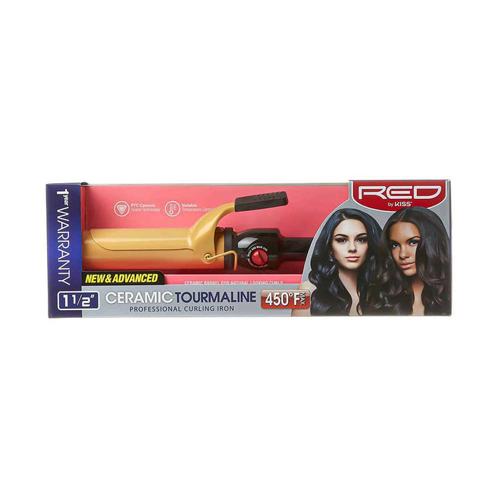 RED by KISS Ceramic Tourmaline Professional Curling Iron - 1.5"