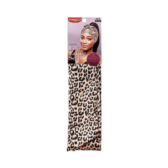 RED by KISS Silky Satin Edge Laying Scarf - Leopard