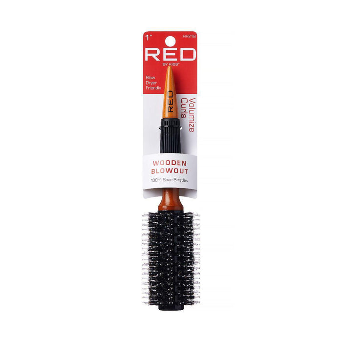 RED by KISS Wooden Round Brush - Small 1"