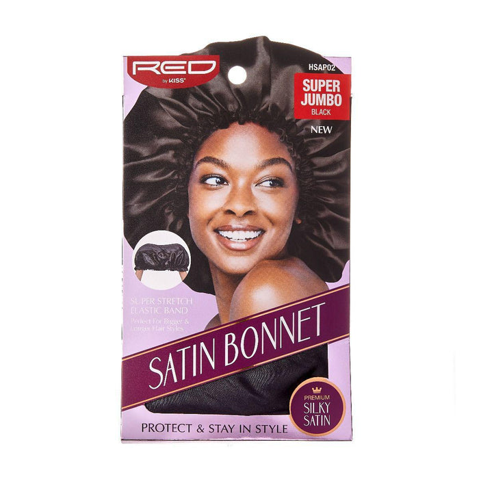RED by Kiss Super Jumbo Satin Bonnet - Black