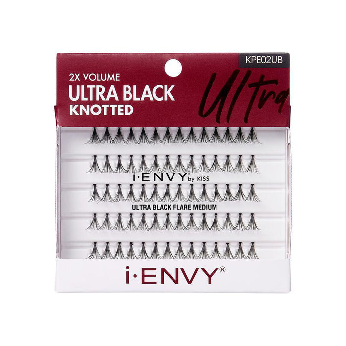 i-Envy by KISS Ultra Black Knotted Individual Lash 70pcs - Medium
