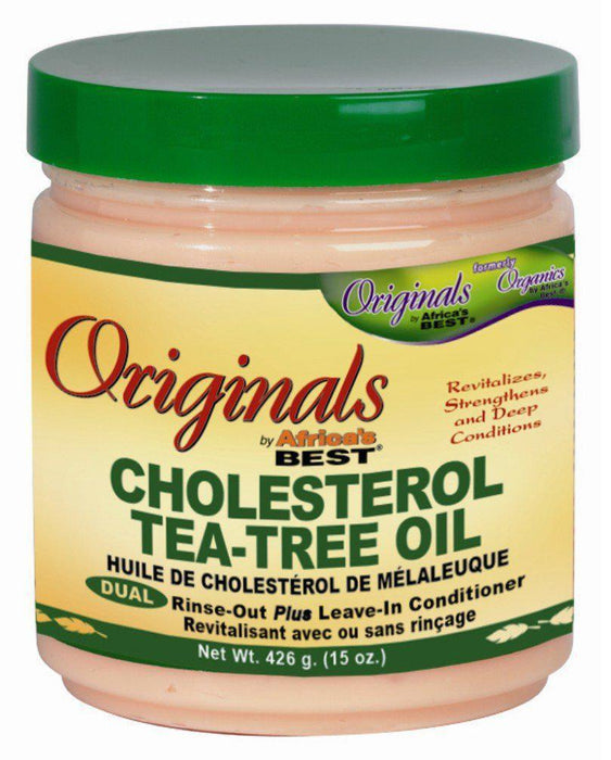 Africa's Best Originals Cholesterol & Tea-Tree Leave-In Conditioner 15oz