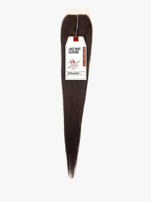 7A Lace Part Straight Closure 10" - Natural