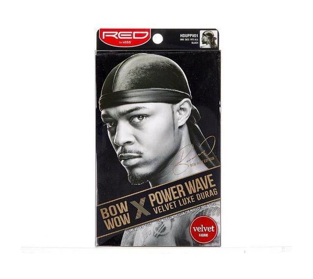 RED by Kiss Power Wave Velvet Luxe Durag - Black