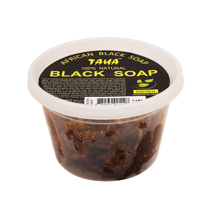 TAHA African Black Soap 16oz