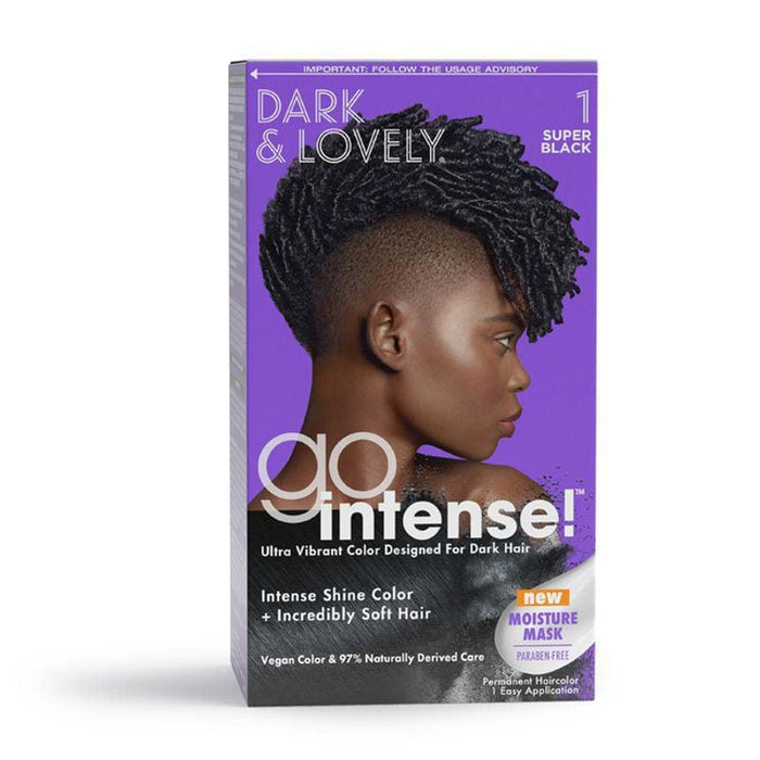 Dark & Lovely Go Intense Hair Color - #1 Super Black