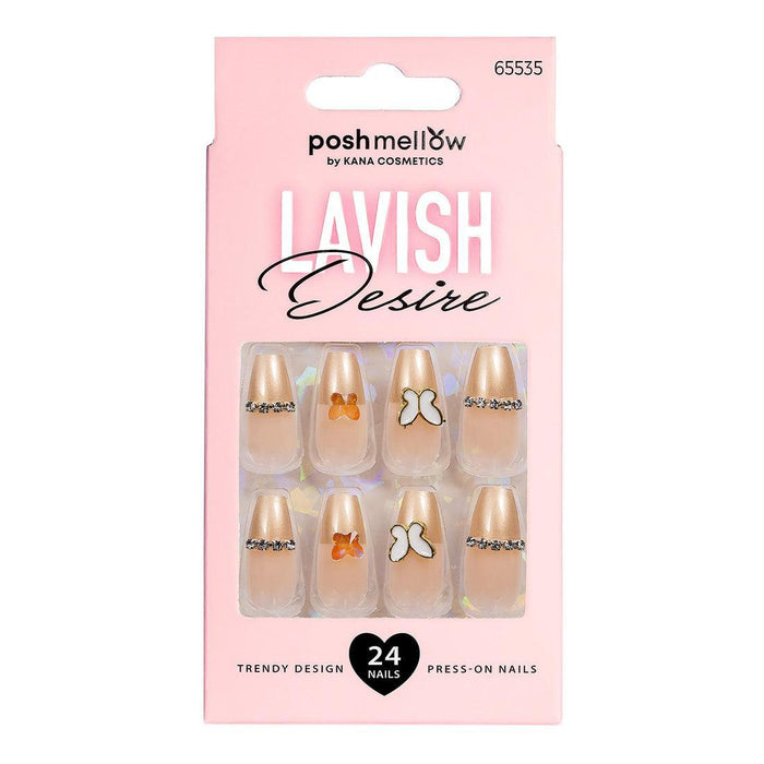 Poshmellow Press-On Nails - Lavish Desire 535