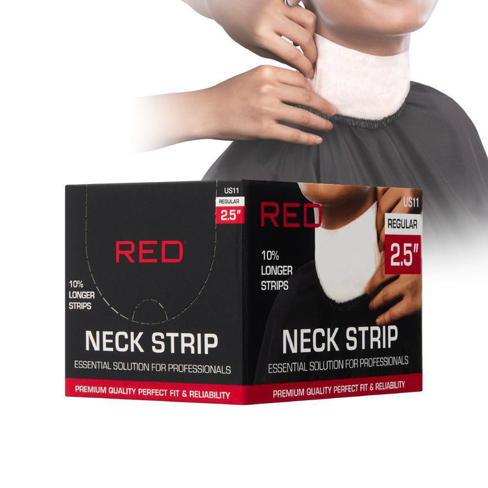 RED by KISS Premium Disposable Barber Neck Strips - Regular 2.5"