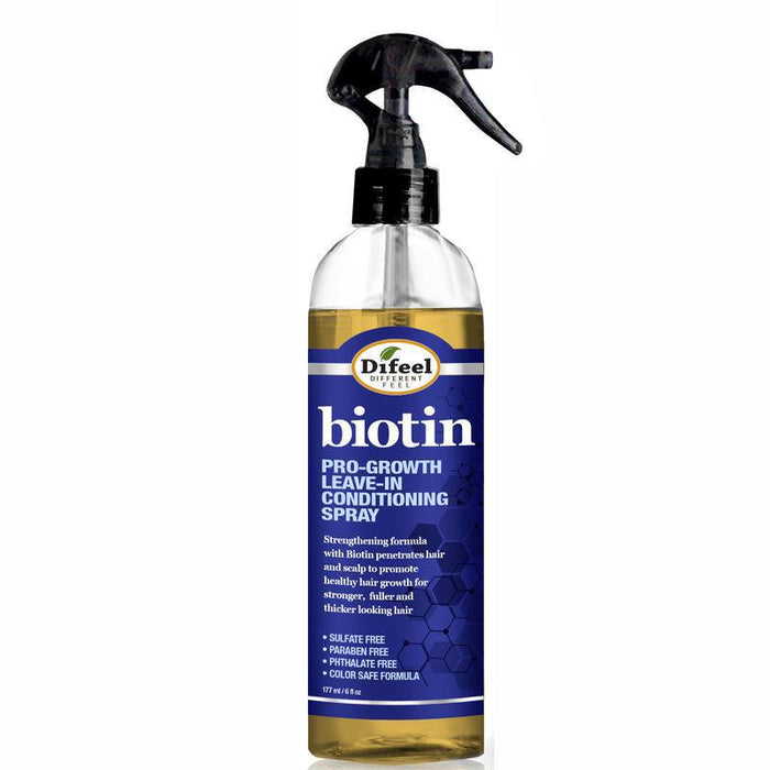 Difeel Biotin Pro-Growth Leave-In Conditioning Spray 6oz