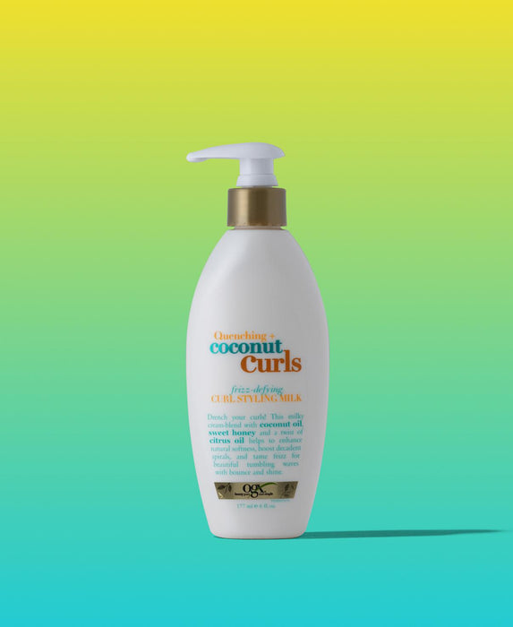 OGX Quenching + Coconut Curls Frizz Defying Curl Styling Milk 6oz