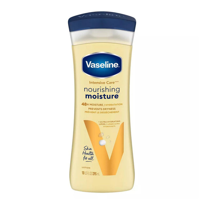 Vaseline Intensive Care Nourishing Moisture Body Lotion Unscented 10oz