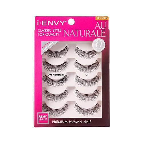 I-Envy by Kiss Au Naturale Premium Human Hair Lash Multi Pack