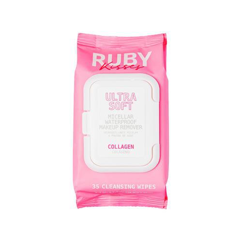 RED by Kiss Micellar Waterproof Makeup Removing Wipes - Collagen
