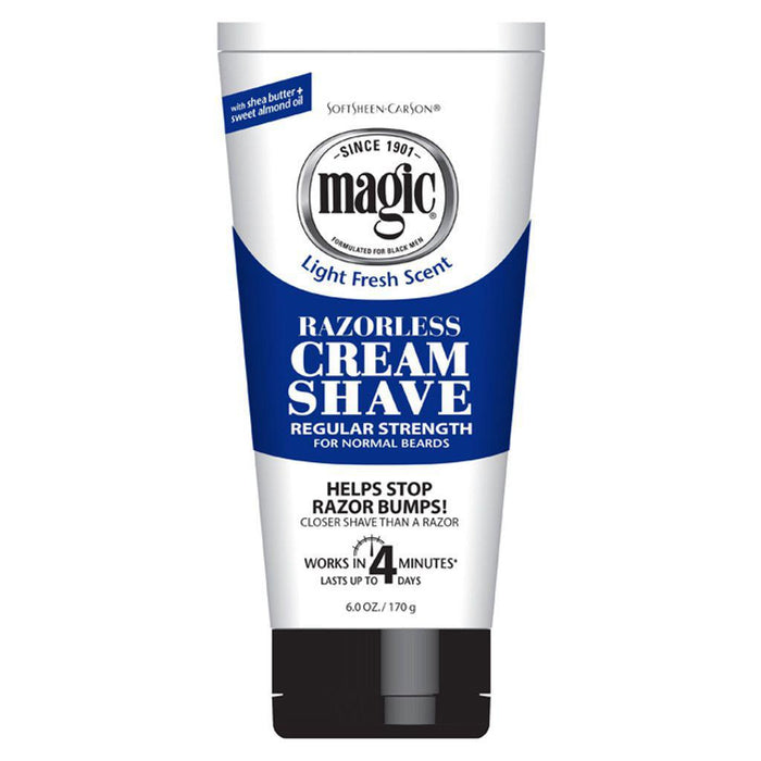 SoftSheen Carson Magic Razorless Cream Shave 6oz - Regular