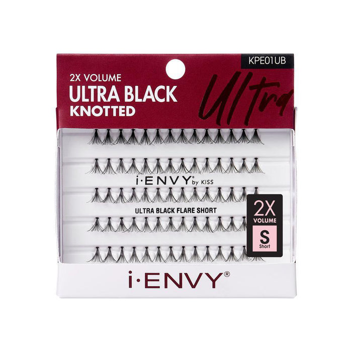 i-Envy by KISS Ultra Black Knotted Individual Lash 70pcs - Short