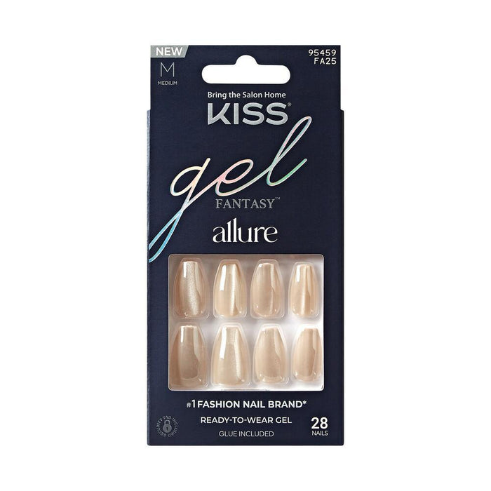 KISS Gel Fantasy Allure Nails - Moon Beam