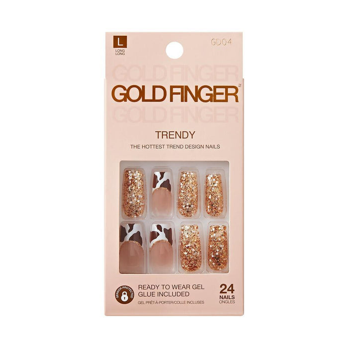 Gold Finger Trendy Nails - Totally Got This