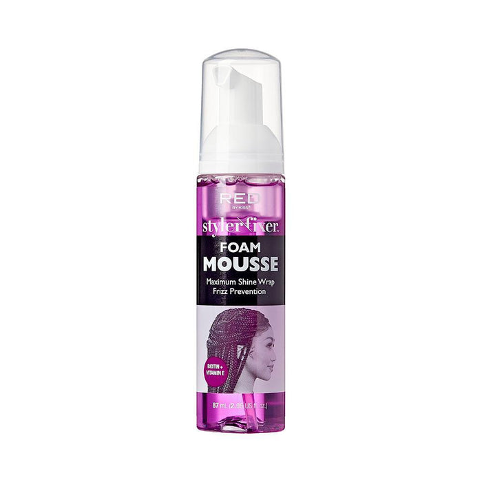 RED by KISS Styler Fixer Foam Mousse Travel Size 2.95oz - Biotin & Vitamin E