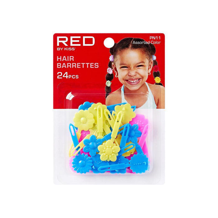 RED by KISS Kids Daisy Barrettes 24pcs