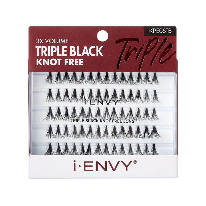 i-ENVY by KISS Triple Black Knot Free Individual Lashes - Long