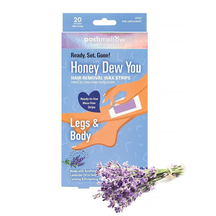 Poshmellow Honey Dew You Legs & Body Wax Strip Kit