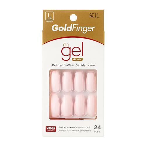 Gold Finger Solid Colors Nails - Pale Pink