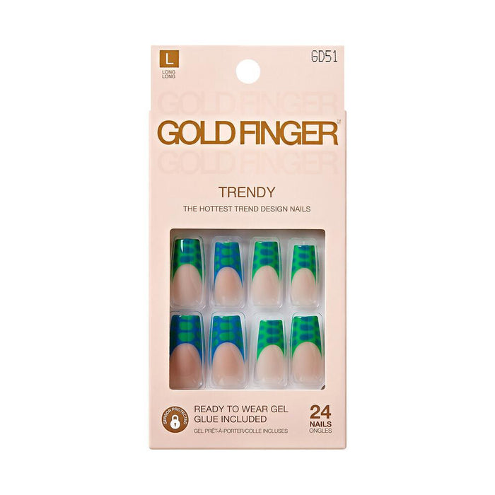 Gold Finger Trendy Nails - Sizzle
