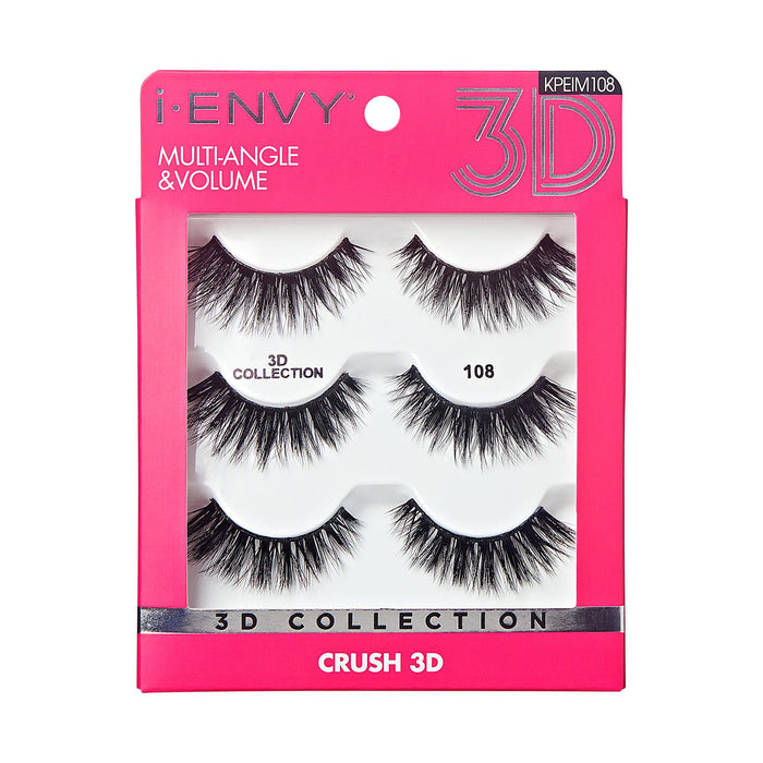 i-ENVY by KISS 3D Lashes Multi Pack - #108