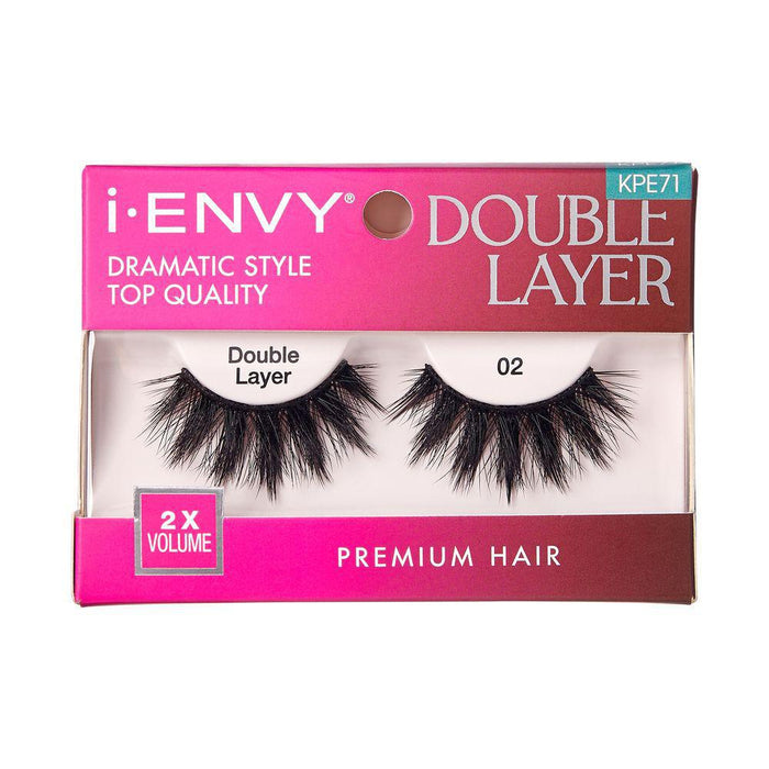 i-ENVY by KISS Double Layer Premium Human Hair Lashes - #02