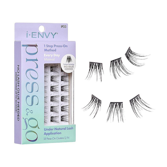 I-ENVY By Kiss Press & Go Press On Cluster Lashes