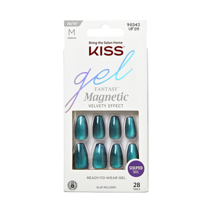KISS Gel Fantasy Magnetic Effect Nails - Chameleon