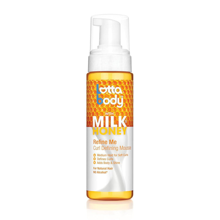 Lotta Body Milk & Honey Refine Me Curl Defining Mousse 7oz