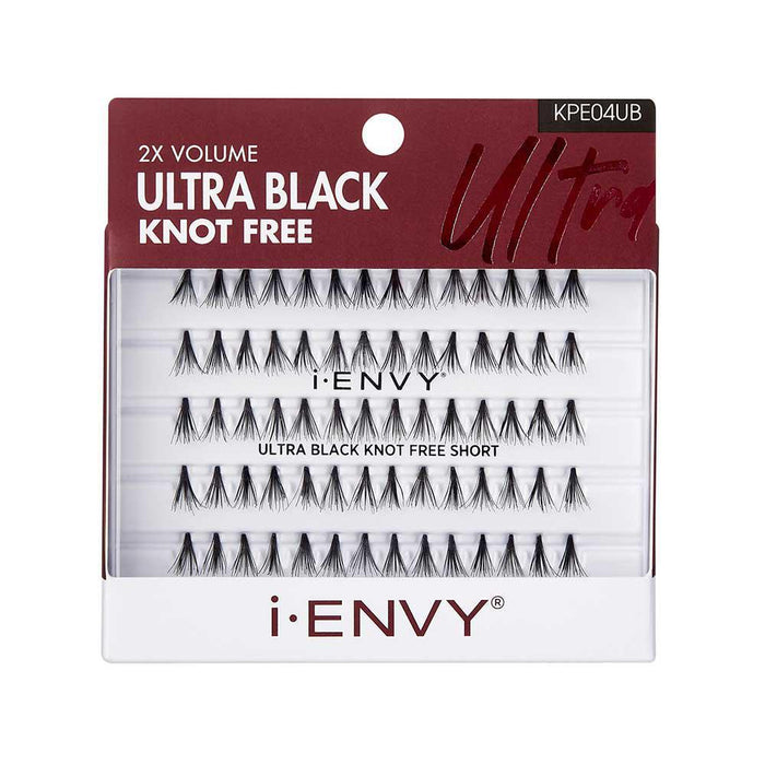 i-ENVY by KISS Ultra Black Knot Free Individual Lashes - Short