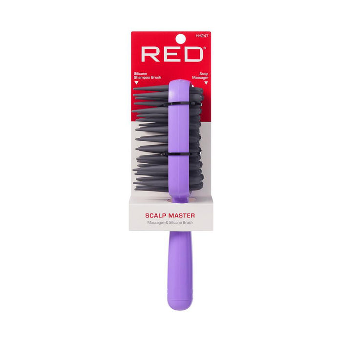 RED by KISS Scalp Master 2 Sided Hair Brush - Purple
