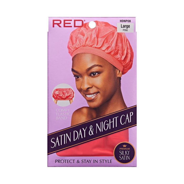 RED by KISS Large Satin Day and Night Cap - Pink