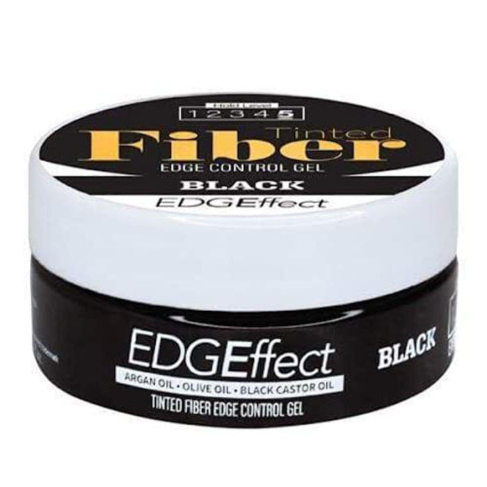 Edgeffect Tinted Fiber Edge Control Gel 3.38oz - Black