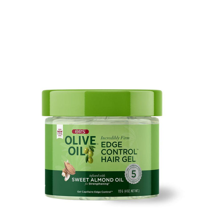 ORS Olive Oil Edge Control Hair Gel Infused with Sweet Almond Oil 4oz