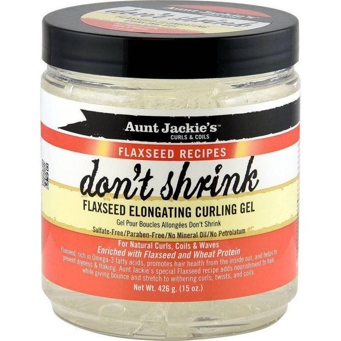 Aunt Jackie's Flaxseed Don't Shrink Curling Gel 15oz