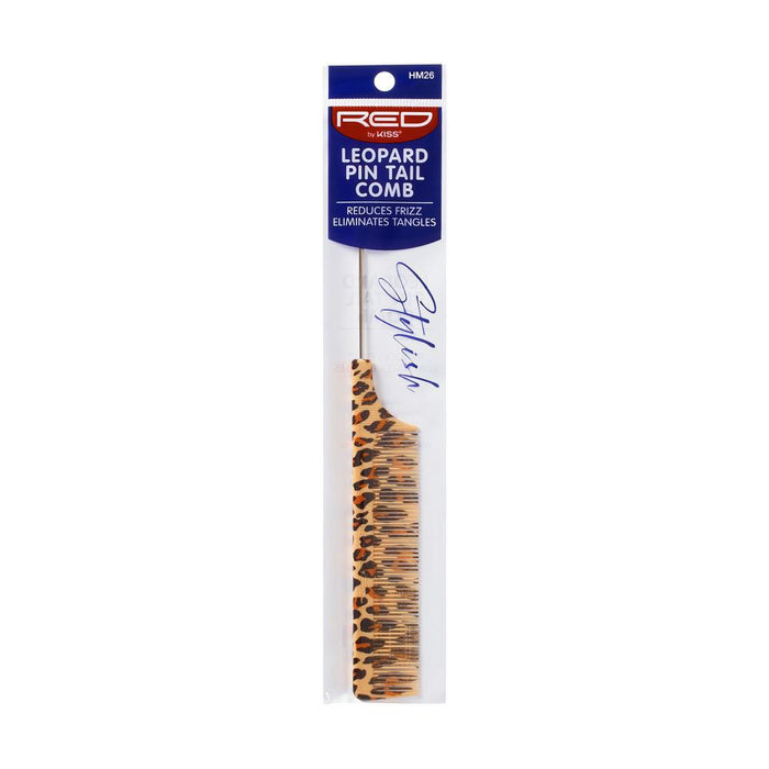 RED by KISS Leopard Pin Tail Comb
