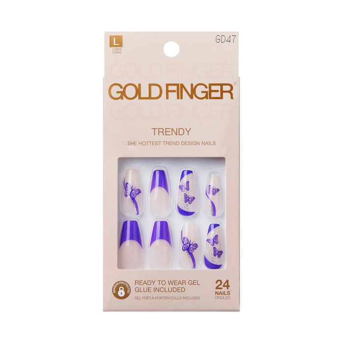 Gold Finger Trendy Nails - Artistry