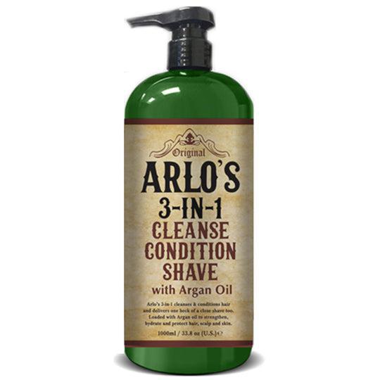 Arlo's 3-in-1 Cleanse, Condition, Shave with Argan Oil 33.8oz